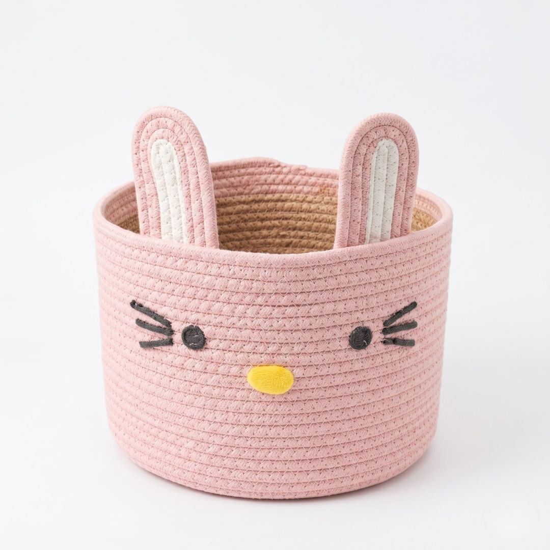 Cartoon Basket: Stylish Eco-Friendly Storage Solution